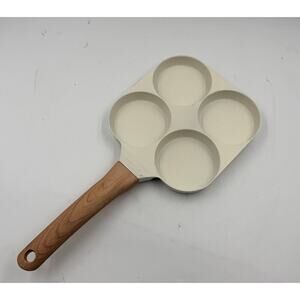 CAROTE Egg Pan Omelette Pan, 4-Cup Nonstick Granite Omelette Skillet